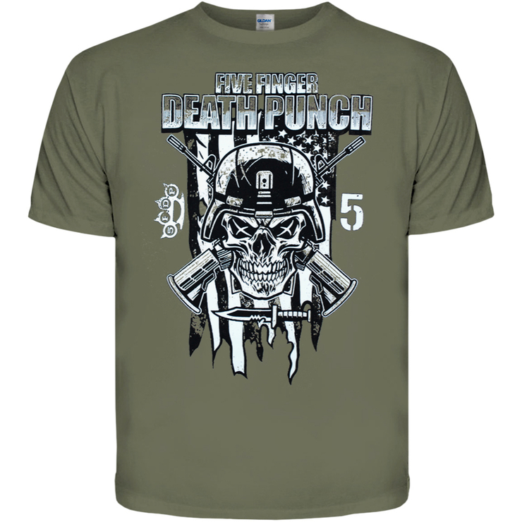 Оливкова футболка Five Finger Death Punch (Infantry Special Forces) Оливкова футболка Five Finger Death Punch (Infantry Special Forces)