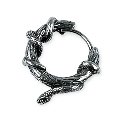 Серьга-кольцо со Змеей (ea-158)