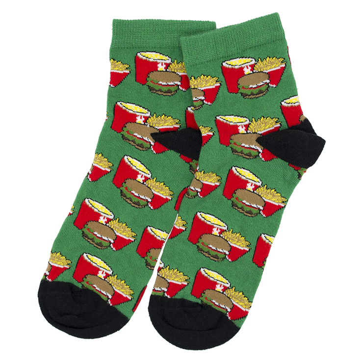 Шкарпетки Fast Food (зелені) р.36-44 (tr)