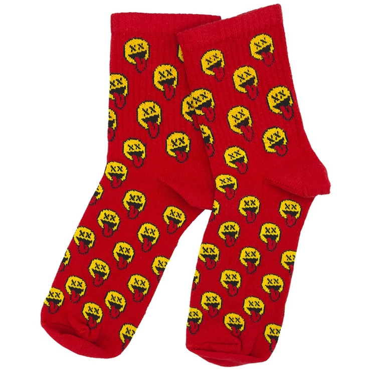 Шкарпетки Happy Dead Smile (червоні) р.36-44 (tr) Шкарпетки Happy Dead Smile (червоні) р.36-44 (tr)