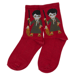 Носки Harry Potter (бордовые) р.36-44 (tr)