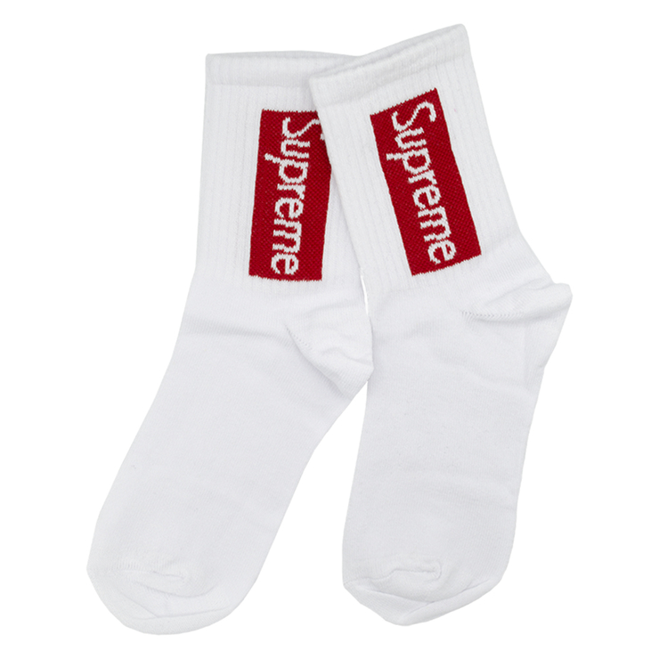 Носки Supreme (белые) р.36-44 (tr) Носки Supreme (белые) р.36-44 (tr)