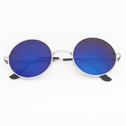 Очки солнцезащитные (SG-019) синий хамелеон, оправа цвет стальной