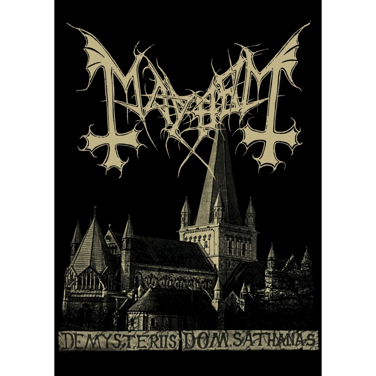 Плакат Mayhem "De Mysteriis Dom Sathanas" Плакат Mayhem "De Mysteriis Dom Sathanas"
