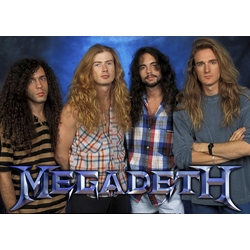 Плакат Megadeth (colored) 2