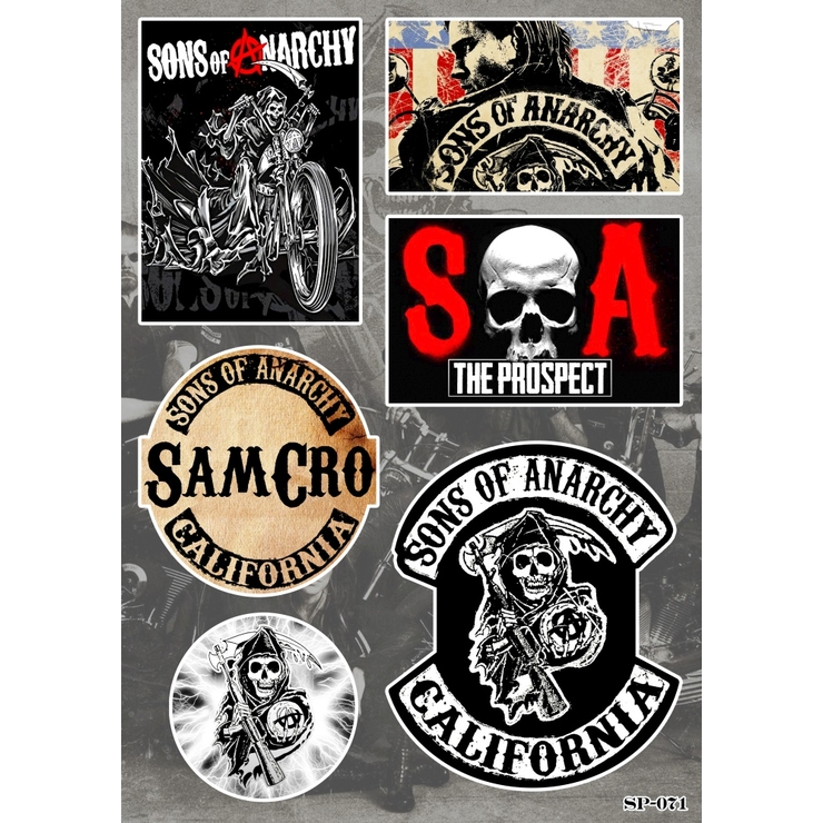 Стікерпак Sons of Anarchy SP-071