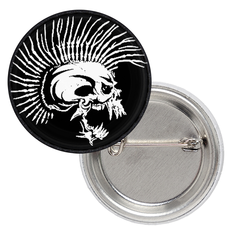 Значок Punk (череп с ирокезом) Значок Punk (череп с ирокезом)