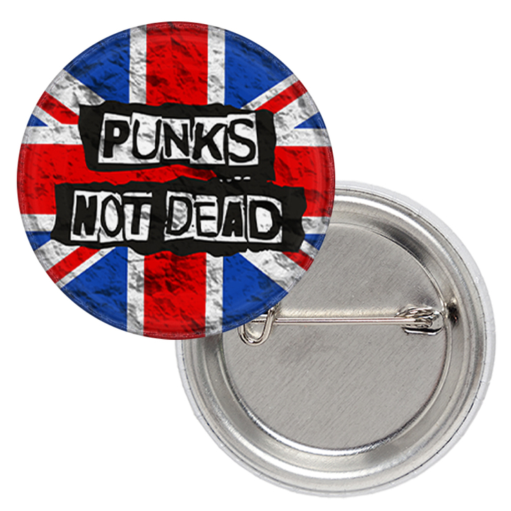 Значок Punk’s Not Dead (Great Britain) Значок Punk’s Not Dead (Great Britain)