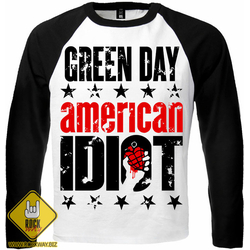 Футболка с длинным рукавом Green Day "American Idiot"