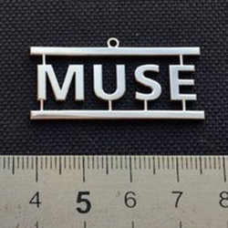 Кулон стальной Muse (лого)