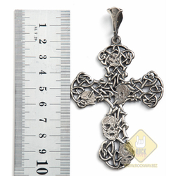 Кулон готичний Хрест з черепами