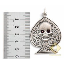 Кулон готичний Піковий череп