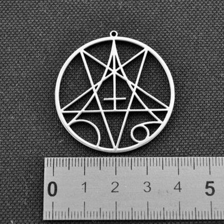 Кулон стальной Пентаграмма (Morbid Angel)