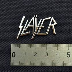 Кулон стальной Slayer (лого)