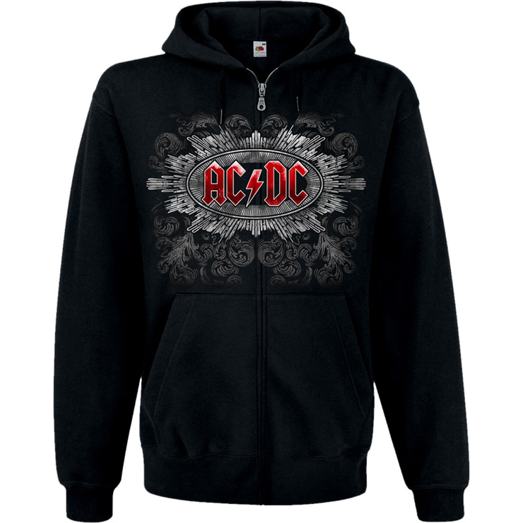 Худи AC/DC Black Ice (patten) на молнии