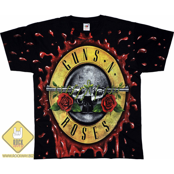 Футболка Guns’n’Roses (жовте лого)