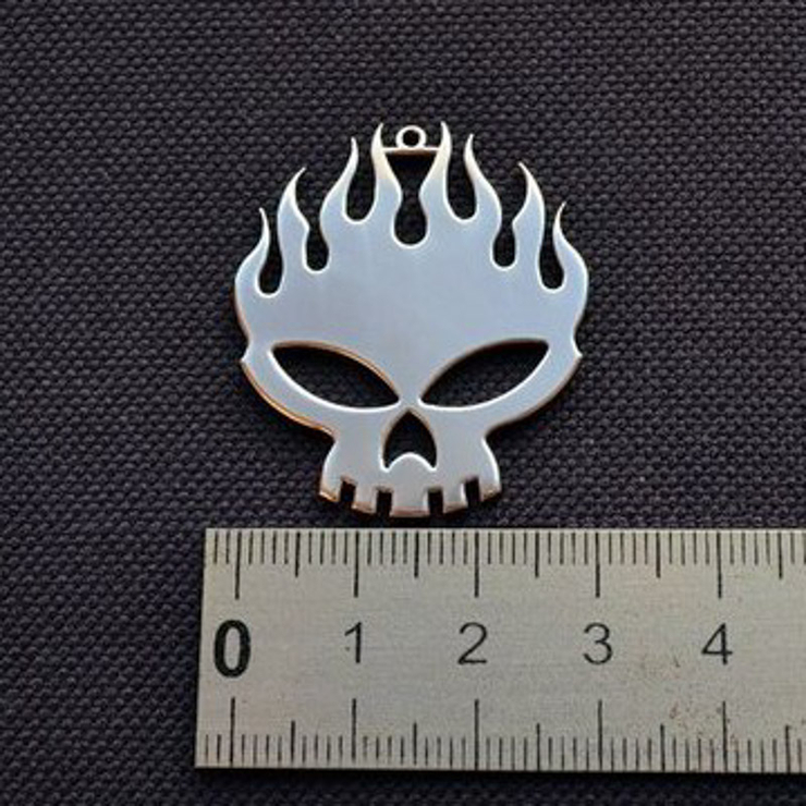 Кулон сталевий The Offspring (лого череп)