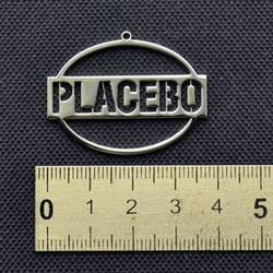 Кулон стальной Placebo (лого)