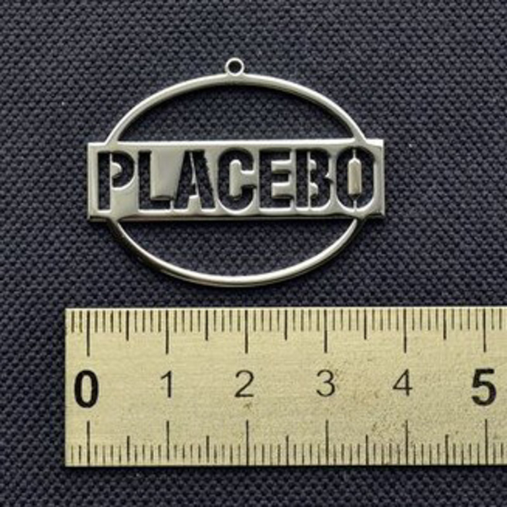 Кулон сталевий Placebo (лого)