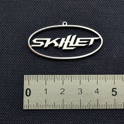 Кулон стальной Skillet (лого)