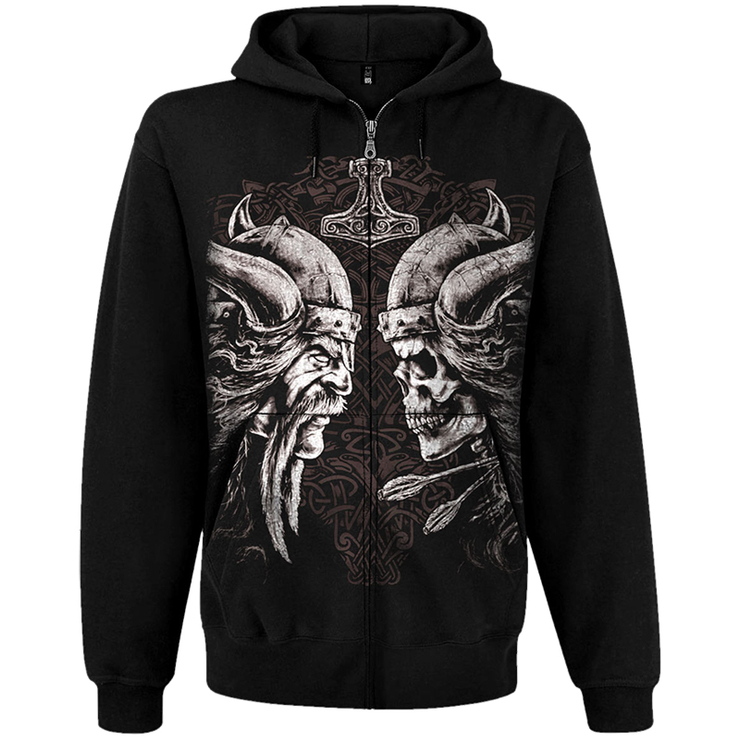 Худі Viking With Skull на блискавці