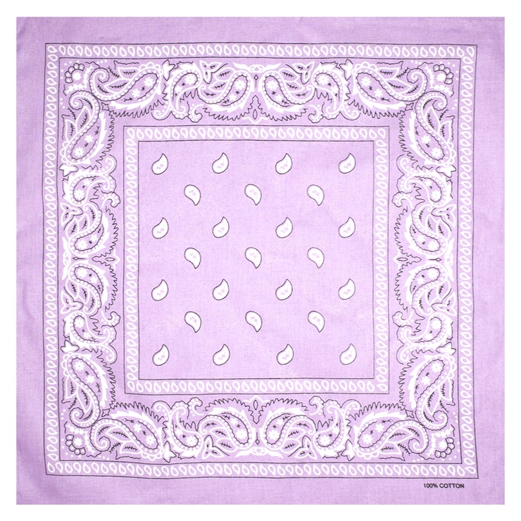 Бандана Огірки біло-чорні на бузковому тлі Бандана Огірки біло-чорні на бузковому тлі