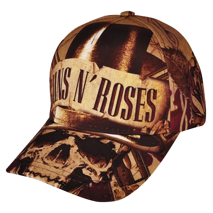 Бейсболка full print Guns N’ Roses (skull) Бейсболка full print Guns N’ Roses (skull)