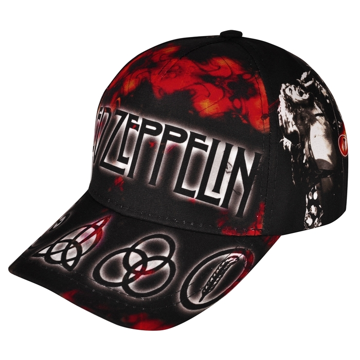 Бейсболка full print Led Zeppelin "Zoso" (red) Бейсболка full print Led Zeppelin "Zoso" (red)