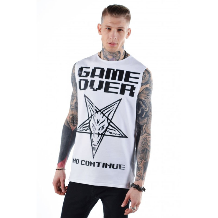 Подовжена безрукавка Game Over біла (Urbanist) Подовжена безрукавка Game Over біла (Urbanist)