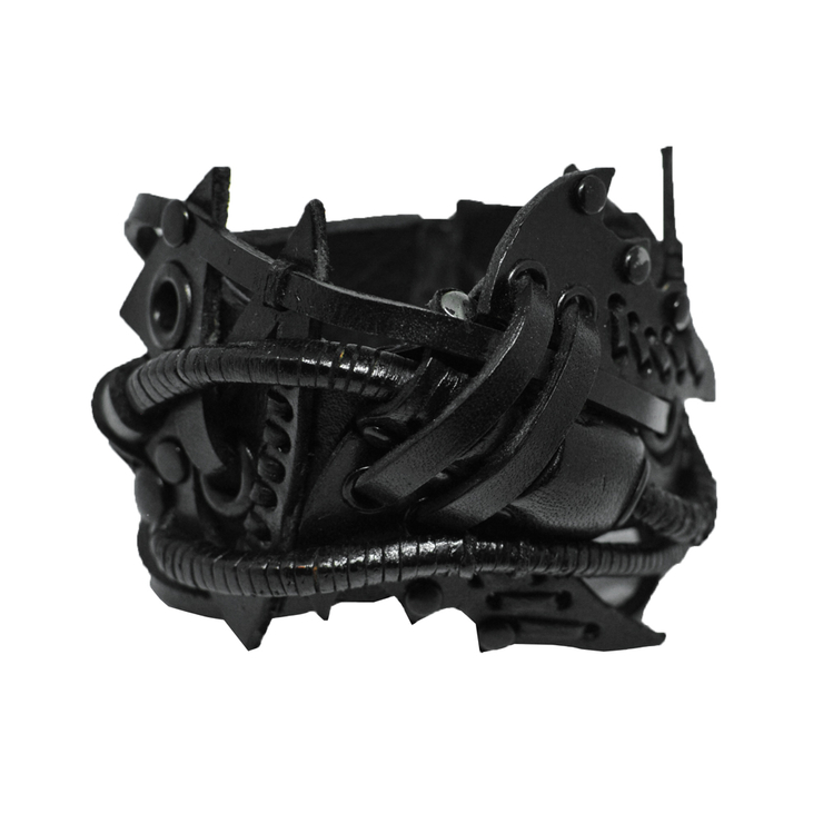 Браслет Стимпанк черный (bsp-43) Браслет Стимпанк черный (bsp-43)