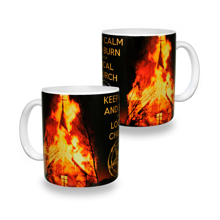 Чашка Keep Calm and Burn Your Local Church Чашка Keep Calm and Burn Your Local Church