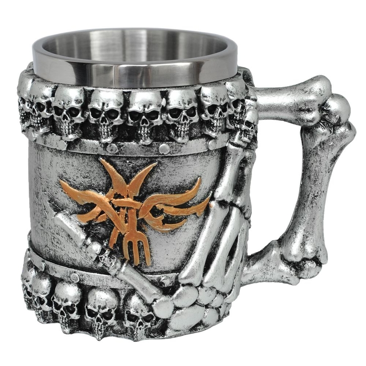 Кружка Рука скелета и черепа (cup-004)