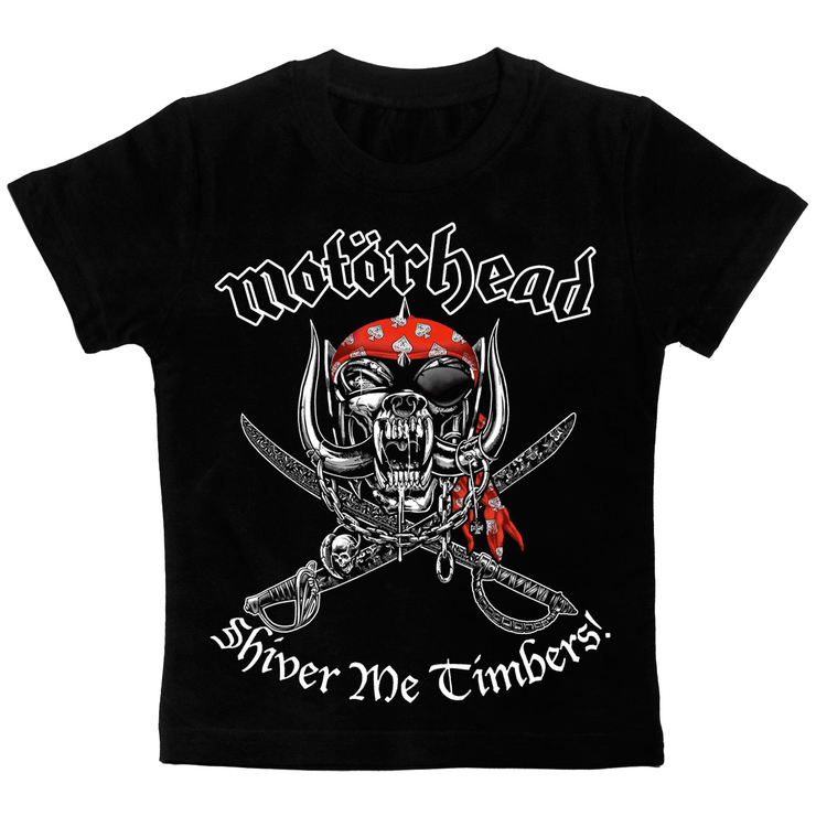 Дитяча футболка Motorhead "Shiver Me Timbers" чорна Дитяча футболка Motorhead "Shiver Me Timbers" чорна