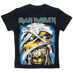 Детская футболка Iron Maiden (mummy Eddie) черная