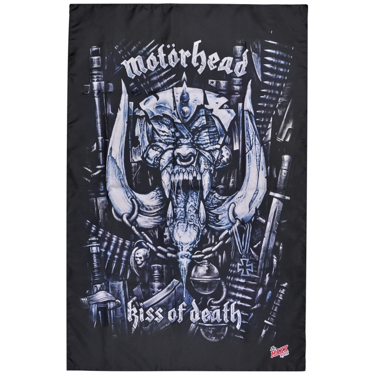 Флаг Motorhead "Kiss of Death" Флаг Motorhead "Kiss of Death"