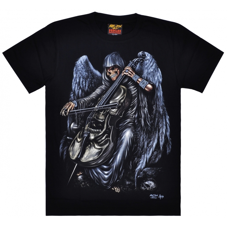 Футболка Смерть грає на віолончелі (світиться в темряві) Футболка Смерть грає на віолончелі (світиться в темряві)