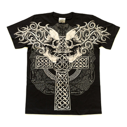 Футболка Кельтский крест (2 черепа) Футболка Кельтский крест (2 черепа)