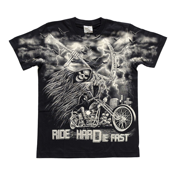 Футболка Смерть на мотоциклі (Ride Hard Die Fast) Футболка Смерть на мотоциклі (Ride Hard Die Fast)