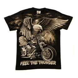 Футболка Орел з мотоциклом (Feel The Thunder) (Total t-shirt)