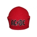 Шапка з вишивкою AC/DC (logo) червона Шапка з вишивкою AC/DC (logo) червона