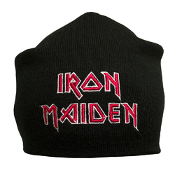 Шапка с вышивкой Iron Maiden черная