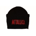 Шапка з вишивкою Metallica чорна Шапка з вишивкою Metallica чорна