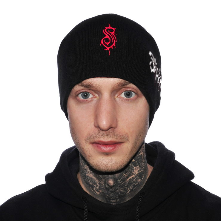 Шапка з вишивкою Slipknot (logo) чорна