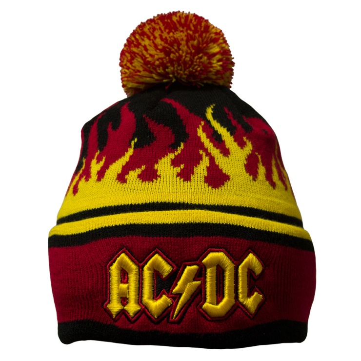Шапка AC/DC (flame) c жаккардовым узором Шапка AC/DC (flame) c жаккардовым узором