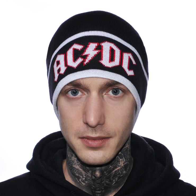 Шапка AC/DC з жакардовим візерунком Шапка AC/DC з жакардовим візерунком