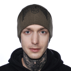 Шапка з вишивкою Rammstein олива Шапка з вишивкою Rammstein олива