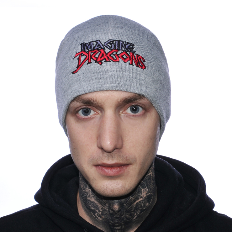 Шапка з вишивкою Imagine Dragons сіра Шапка з вишивкою Imagine Dragons сіра