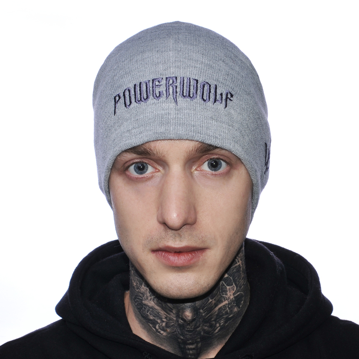 Шапка з вишивкою Powerwolf сіра Шапка з вишивкою Powerwolf сіра