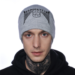 Шапка з вишивкою Rammstein сіра Шапка з вишивкою Rammstein сіра