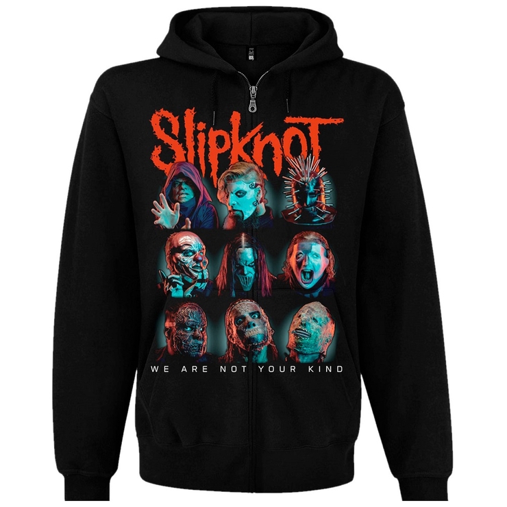 Худі Slipknot "We Are Not Your Kind" (masks) на блискавці